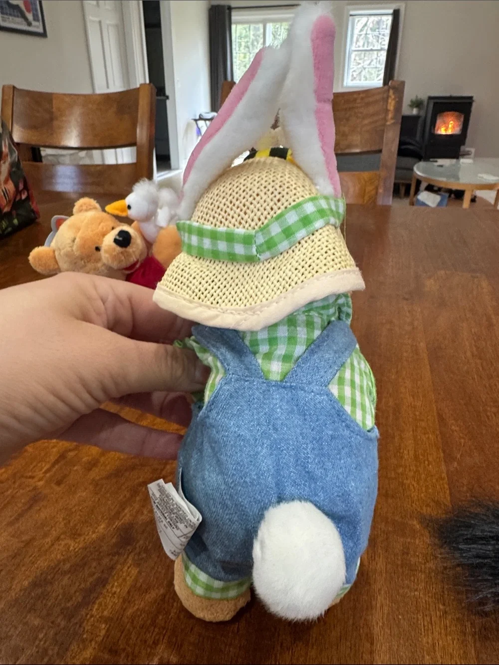 Lot of 3 They Disney Story Plush Easter/ Spring Pooh and Eeyore